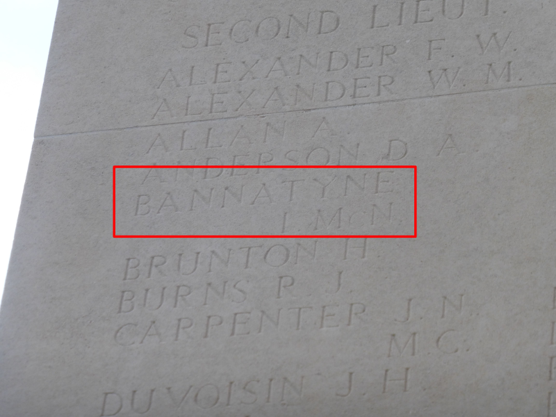 © Iain Finch: Licensor: Iain Finch Ian Bannatyne memorial